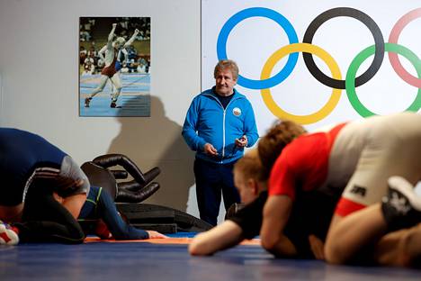 Pertti Ukkola is still coaching in wrestling.