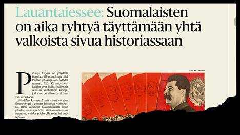 Unto Hämäläisen teksti julkaistiin Helsingin Sanomissa vuonna 2019.
