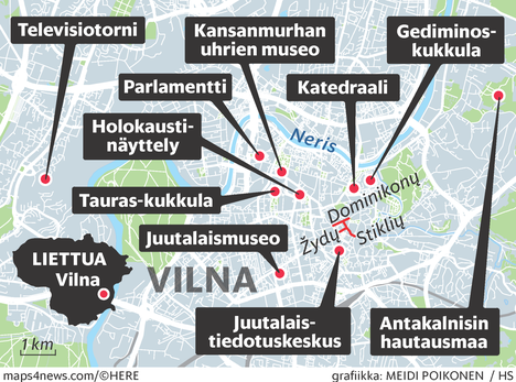 Vilnassa voi tutustua kerralla useisiin historiallisiin kausiin – kaupungin  historia on rikas ja karu - Päivän lehti  