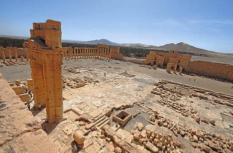 Baalin temppeli on yksi Palmyran kaupungin tunnetuimmista rakennelmista.