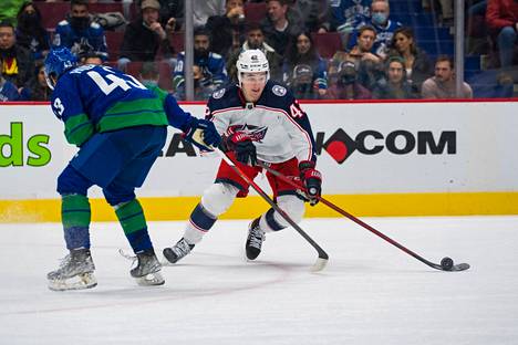 Alexandre Texier siirtyi KalPasta NHL:ään vuonna 2019.