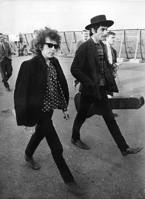 Bob Dylan Tukholmassa keväällä 1966.
