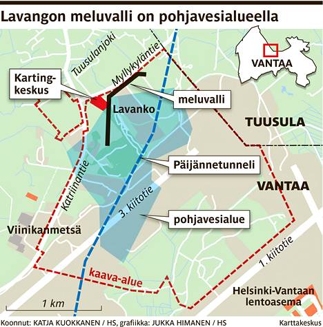 Vantaa käynnistää selvityksen meluvallin ympäristöluvasta - Kaupunki 