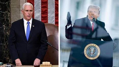 Yhdysvallat | Media­tiedot: Republikaani­senaattorin mielestä Trumpin syyte­kynnys ylittyy, vara­presidentti Pencen ja presidentin kerrotaan olevan väli­rikossa