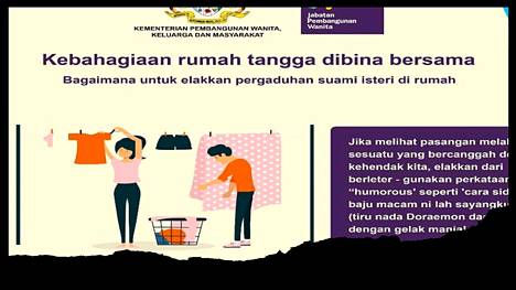 Koronavirus | Malesia neuvoi naisia meikkaamaan ja välttämään nalkuttamista miehilleen karanteenissa – reaktio johti naisasioiden ministeriön anteeksipyyntöön