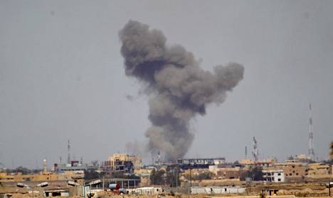 Yhdysvallat teki Isisin-vastaisen ilmaiskun Tikritin kaupungissa Irakissa viime maaliskuussa.