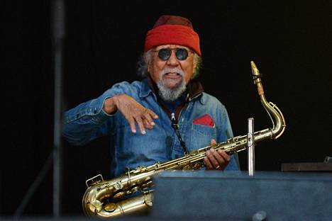 Charles Lloyd, 84, esiintyi Love Supreme -jazzfestivaaleilla heinäkuun alussa 2022. 