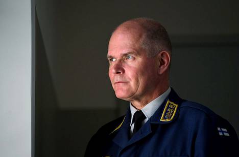 Puolustusvoimien komentaja Jarmo Lindberg Pääesikunnassa Helsingissä 28. toukokuuta 2019.