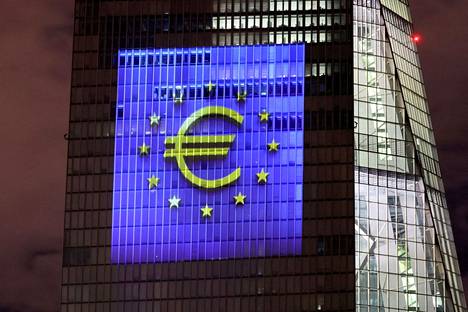 Euroopan keskuspankin pääkonttori Saksan Frankfurtissa. 