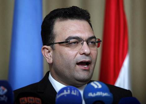 Irakin siirtolais- ja pakolaisministeri Jasim Mohammed Al-Jaf