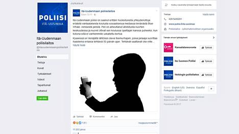 Poliisin pelottava Facebook-tiedote itsemurhapelistä on hataralla pohjalla:  ”Tiedossa ei ole, että Suomessa kukaan olisi lähtenyt mukaan tähän” -  Kaupunki 