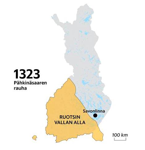 Lähes 700 vuotta vanha Pähkinäsaaren rauhan raja jakaa Suomen yhä kahtia –  Alueelliset terveyserot näkyvät Kelan tilastoissa - Kotimaa 