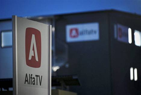 Televisiokanava Alfa-tv:n studiotalo Keravalla lauantaina 2. lokakuuta 2021. 