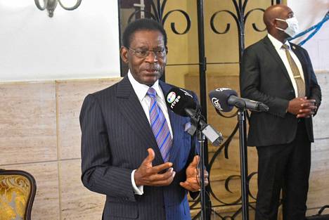 Päiväntasaajan Guinean presidentti Teodoro Obiang puhui medialle äänestettyään viikko sitten sunnuntaina.