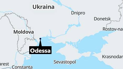 Ukrainalaisviranomaiset kertoivat myöhään keskiviikkona, että Venäjä olisi iskenyt ohjuksella Odessan satamakaupunkiin.