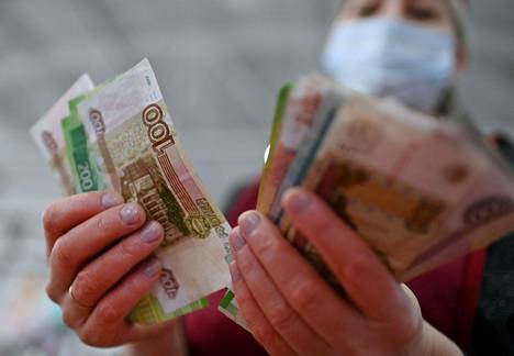 Venäjän rupla on vahvistunut selvästi alkuvuonna. 