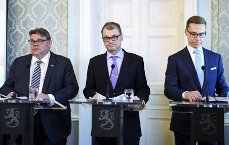 Timo Soinin, Juha Sipilän ja Alexander Stubbin sorvaama hallitusohjelma saa moitteita tasa-arvon unohtamisesta.