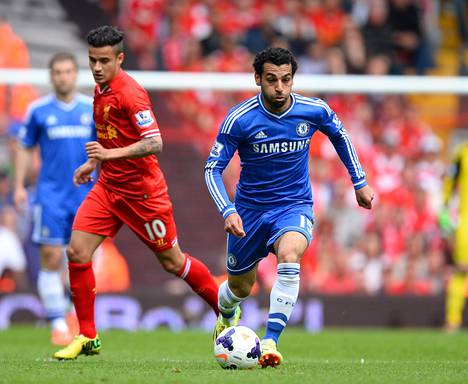Keväällä 2014 Mohamed Salah kohtasi Chelsean paidassa Liverpoolin.