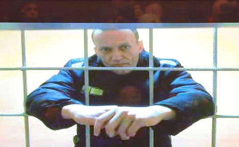 Aleksei Navalnyi istuu Venäjällä vankilassa.