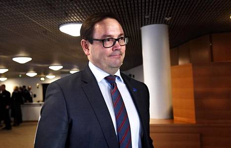 Elinkeinoelämän keskusliiton EK:n uudeksi puheenjohtajaksi valittu Veli-Matti Mattila Helsingissä tiistaina.