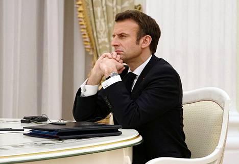 Ranskan presidentti Emmanuel Macron tapasi Venäjän presidentin Vladimir Putinin maanantaina Moskovassa.