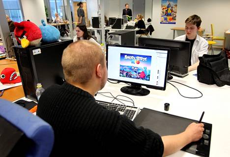 Angry Birds was also strongly present at Rovio's Espoo office in 2011.