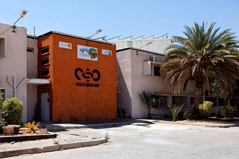 NSO-yhtiön toimitiloja Aravanlaaksossa Israelissa.