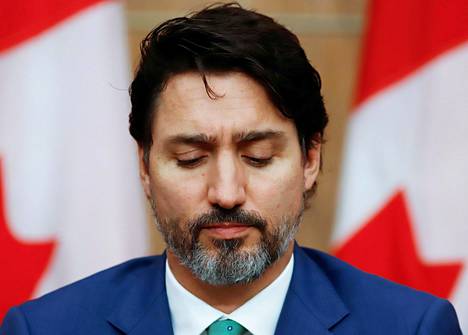 Kanadan pääministeri Justin Trudeau puhui koronavirustilanteesta marraskuun alussa Ottawassa.
