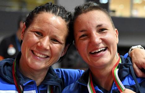 Mira Potkonen ja Elina Gustafsson ovat Suomen mitalitoivoja Tokion 2020 kisoissa, mikäli laji saa pitää olympiastatuksen.