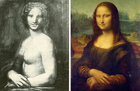 Tutkijat: Renessanssinero Leonardo da Vinci piirsi ehkä yläosattoman Mona  Lisan - Ulkomaat 