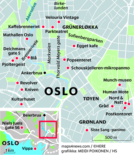 Tuore ja hauska kaupunkikulttuuri kukoistaa vaihtoehtoisessa Oslossa – HS  vinkkaa trendialueiden kiehtovat kulmat - Matka 