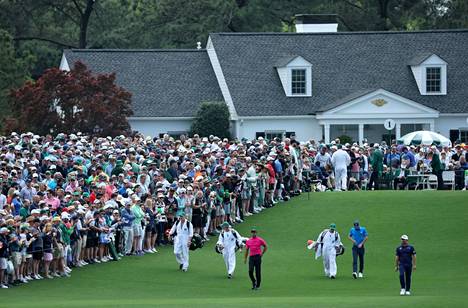Tiger Woods kerää suurimmat yleisöt Mastersissa.