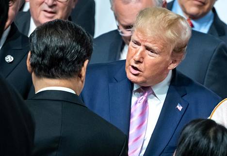 Kiinan presidentti Xi Jingping ja Yhdysvaltain presidentti Donald Trump tapasivat viime vuoden kesäkuussa Japanissa G20-ryhmän kokouksessa.