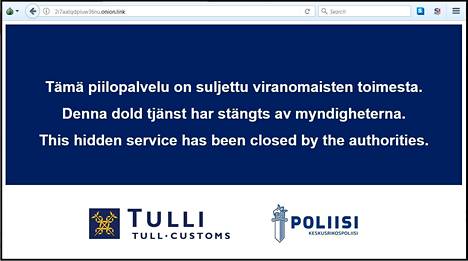 Viranomaiset sulkivat Sipulikanavan sivuston esitutkinnan yhteydessä.