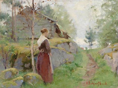 Helene Schjerfbeckin maalaus Tyttö Barösundista (1885–1890) on esillä Ateneumin marraskuussa alkavassa näyttelyssä.