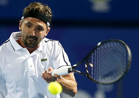 Goran Ivanisevic, 44, osallistui joulukuussa Singaporessa tennisturnaukseen.