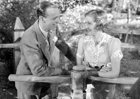 Fred Astaire ja Joan Fontaine näyttelevät Neitonen ahdingossa -musikaalissa.