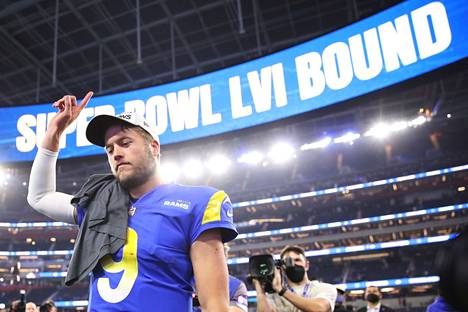 Matthew Stafford, who traded for the Los Angeles Rams this season, has not won a single playoff game at the Detroit Lions in more than a decade.  Now Stafford will be playing with Rams on his first attempt at the Super Bowl.