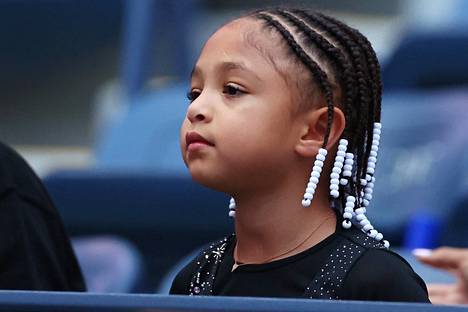 Serena Williamsin tyttären hiukset muistuttivat vuoden 1999 turnauksesta.