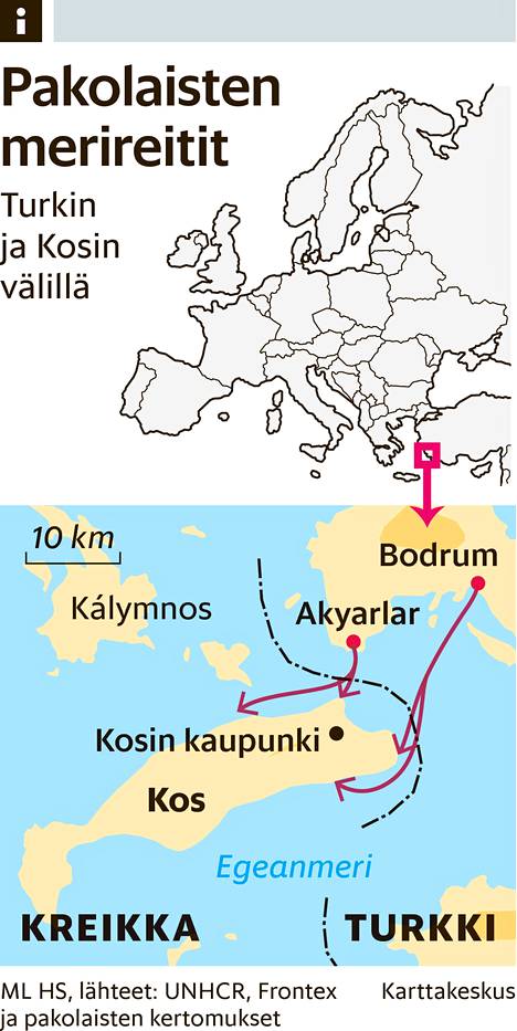 Tuhannet siirtolaiset yllättivät Kreikan lomasaaret – Kosilla hylätty  hotelli muuttui pakolaisleiriksi - Ulkomaat 