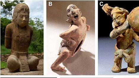 Arkeologia | Muinaisten mayojen patsaiden ilmeiden tutkimus viittaa siihen, että jotkin ilmeet ovat samoja kaikkialla maailmassa