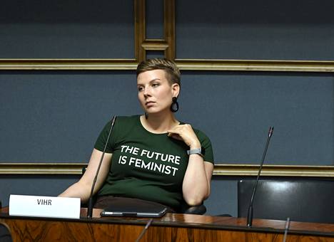 The Green Party's Jenni Pitko during parliamentary question time in September 2020.