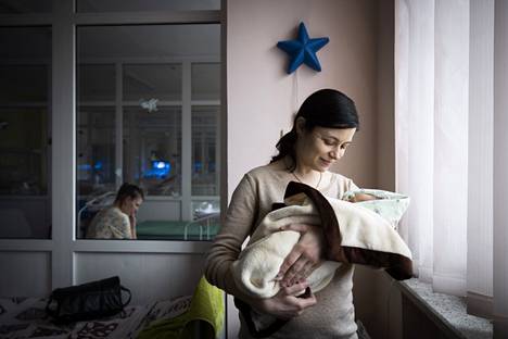 Natalia and 12-day-old Makaryi.