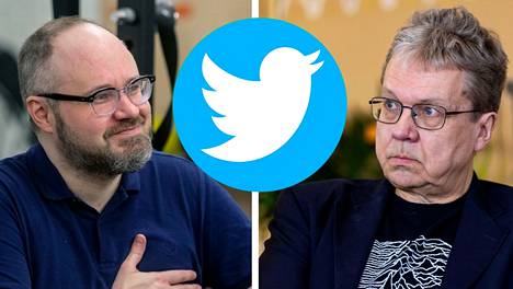 Tuomas Enbuske ja Pekka Sauri ovat keränneet paljon Twitter-seuraajia.