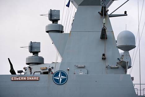 Naton tähti tanskalaisessa fregatissa.