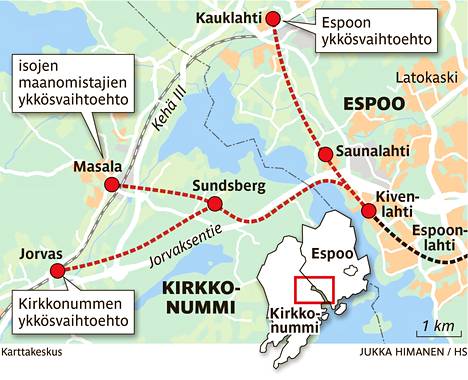 Länsimetro voisi venyä Kirkkonummelle asti - Kaupunki 