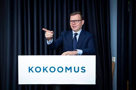 Kokoomus on HS-gallupissa Suomen suosituin puolue selvällä erolla sosiaalidemokraatteihin. Kuvassa kokoomuksen puheenjohtaja Petteri Orpo. 