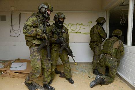 Kuva kesäkuussa Espoossa järjestetystä Puolustusvoimien harjoituksesta.