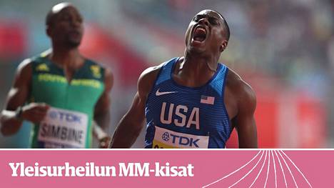 USA:n Christian Coleman on maailman nopein mies, voitti 100 metrin juoksun MM-kultaa omalla ennätysajalla