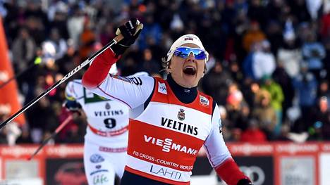 Maiken Caspar Falla varmisteli sprintticupin voittoaan, ja Krista Pärmäkoski jäi Drammenin finaalin viidenneksi